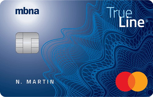 MBNA True Line Mastercard card art